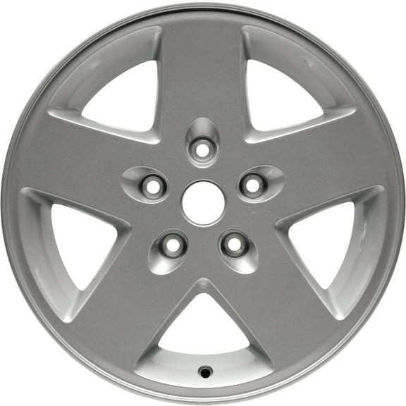 Remanufactured Painted Bright Sparkle Silver Aluminum Wheel 17 x 7.5 1AH78PAKAE fits 2007-2017 Jeep Wrangler