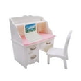 thumbnail image 4 of Juego de Sillas de Escritorio en Miniatura para Casa de Muñecas, Accesorios de Decoración para Casa de Muñecas, Mini Mesa de Ordenador para Decoración 2 piezas, 4 of 10