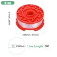 thumbnail image 3 of Uxcell 8-Pack CMZST065 String Trimmer Line 30ft 0.065 Inch Nylon Weed Eater String Replacement Spool, 3 of 6
