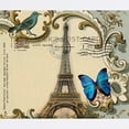 thumbnail image 2 of CafePress - Paris Eiffel Tower Butterfly Retro Elega Mousepad - Non-slip Rubber Mousepad, Gaming Mouse Pad, 2 of 6