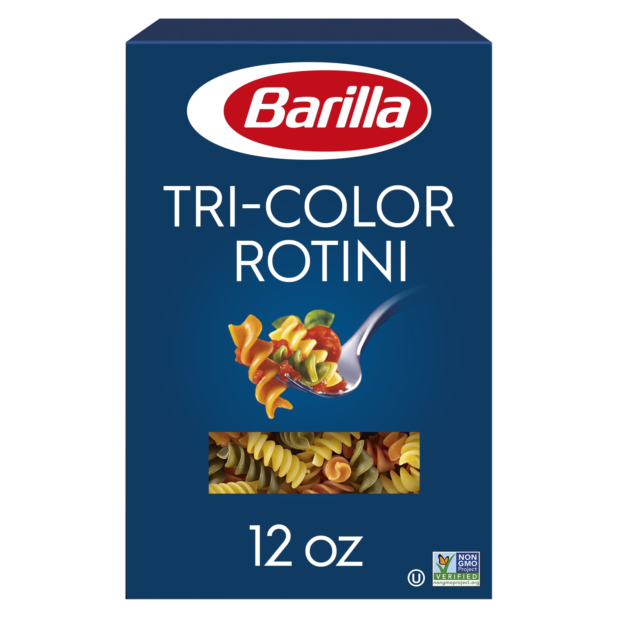Barilla Tri-Color Rotini Pasta 12 oz Non-GMO, Kosher Certified