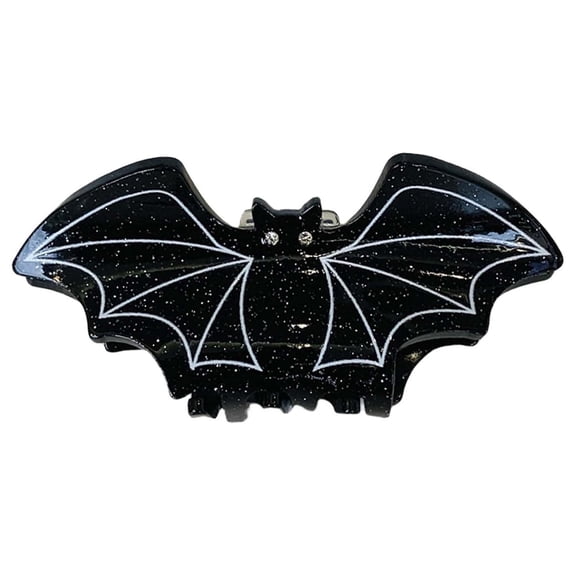 KOYPTL Halloween Cartoon Hair Claw Clip,Pumpkin/Bat/Ghost/Cat Shape Non Slip Jaw Barrettes,Festive Party Hair Accessories for Women Holiday Hairstyle Decor
