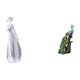 thumbnail image 1 of Escultura De Porcelana De Dama Y Pavo Real. Elegante Figura Nórdica De Niña. Estatua Moderna De Animal Para Estante, Escritorio, Dormitorio, Oficina, Sala De Estar Y Decoración Del Hogar., 1 of 8