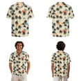 thumbnail image 2 of Whosucclay Palm Tree Print Matching Hawaiian Outfits for Couples, Womens Casual Summer Sleeveless Crewneck Midi Dress Sundress and Mens Hawaiian Shirts Button Down Plus Size, S, 2 of 7