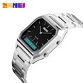 thumbnail image 2 of SKMEI Men's Watch, Rectangular Sport Watch with Analog Digital Dual Display, Stopwatch Alarm Date and EL Backlight, 2 of 2