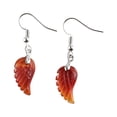 thumbnail image 1 of 1 Pair Pearl Earring Ear Stud Sweet Gift Exquisite Attractive Beautiful Long-lasting Rustproof Carved Crystal Angel Wing Type 6, 1 of 6