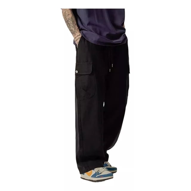 Pantalones Cargo Rectos Casuales De Moda Para Hombres