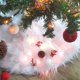 thumbnail image 4 of Vestido de árbol de Navidad de felpa de color blanco puro Vestido de árbol de felpa Vestido de árbol de pelo largo de color blanco puro Delantal de Navidad, 4 of 5