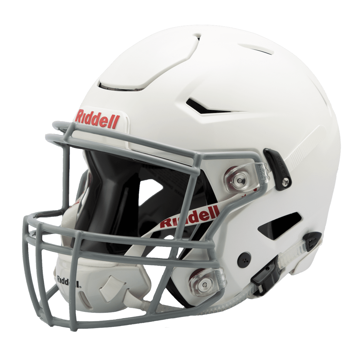 white football helmet
