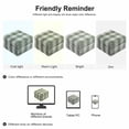 thumbnail image 7 of PiccoCasa Cotton Kitchen Tea Towel Set Lattice Pattern, 34x34cm, Green, 6PCS, 7 of 7