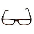 thumbnail image 2 of John Varvatos Eyeglasses Rectangle Mens Brown Horn Eyewear Frame V341 53mm, 2 of 6