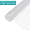 thumbnail image 2 of Shelf Liner, Non-Slip Drawer Liner 19-11/16" x 118-1/8" EVA Material Liner with Braid Pattern for Kitchen, White, 2 of 6