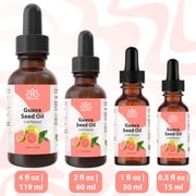 Guava Seed Oil (Psidium Guajava) – 100% Pure Cold-Pressed Antioxidant-Rich Face, Body & Hair Oil by Relaxcation | 0.5–4 fl oz