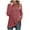 Red, variant on Odeerbi Winter Solid Color Turtleneck Sweater For Women 2025 Casual Round Neck Long Sleeve Pullover Blouse Loose Tops Gray