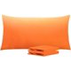 thumbnail image 1 of NTBAY Juego de 4 fundas de almohada Queen 100% microfibra cepillada de 1800 hilos, súper suaves y acogedoras, resistentes a las arrugas, la decoloración y las manchas con cierre de sobre, fundas de al, 1 of 4
