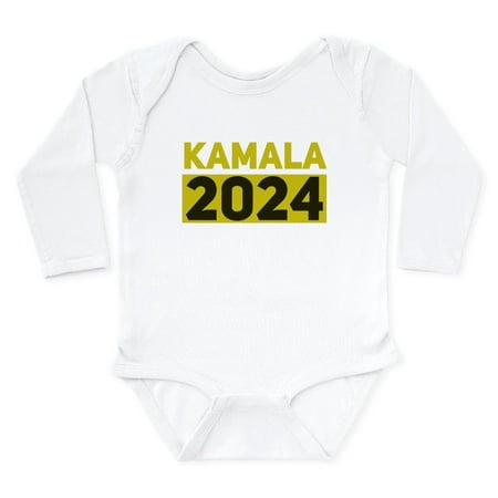 

CafePress - Kamala 2024 - Long Sleeve Cotton Baby Bodysuit
