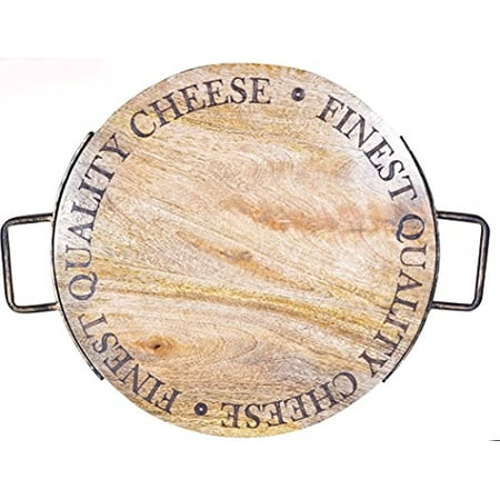 Wooden Cheese Boards Palais Dinnerware Mango Wood Cutting Board - Wooden Butcher Block - Cheese Board - Laser Etched Lettering (16