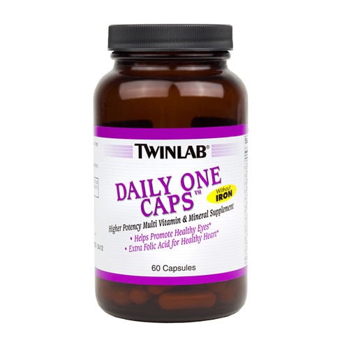 Twinlab Daily One Capsules, 60 Ct - Walmart.com - Walmart.com