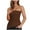 Brown, variant on Clearance Staron Tube Tops for Women Backless Casual Bandeau Top Strapless Off Shoulder Side Split Going Out Tank Tops Summer Sexy Trendy T-Shirt