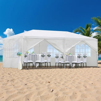 Summit Living 16'X32' Party Tent Outdoor Event Shelter Canopy
