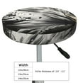 thumbnail image 7 of Picia Ink Style Bald Eagle pattern Round Stool Covers Comfy Seat Covers Stretch Removable WashableChair Slipcover Round Bar Chair Cushion Cover-14 inch, 7 of 7
