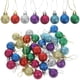 thumbnail image 1 of 80 Uds. Mini bolas de purpurina de Navidad adornos de árbol de bolas colgantes de Navidad multicolor, 1 of 5