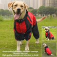 thumbnail image 3 of Dog Raincoats Waterproof. Dog Hooded Raincoat. Coat Rain Jacket For Dogs. Dog Raincoat -l-red, 3 of 5