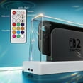 thumbnail image 3 of Dust Cover with 16 LED Colors Light Base for Nintendo Switch2/OLED - Acrylic Clear Display Box, Anti-Scratch Waterproof Slim Dock Case, Cool Gaming Accessories, 3 of 8