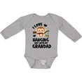 thumbnail image 3 of Inktastic Monkey I Love Hanging out with My Grandad Boys or Girls Long Sleeve Baby Bodysuit, 3 of 5