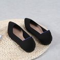 thumbnail image 3 of Zapatos para Vestir Punto Pisos Casuales Mujeres Cómodo Cuña Baja Clásico, 3 of 8