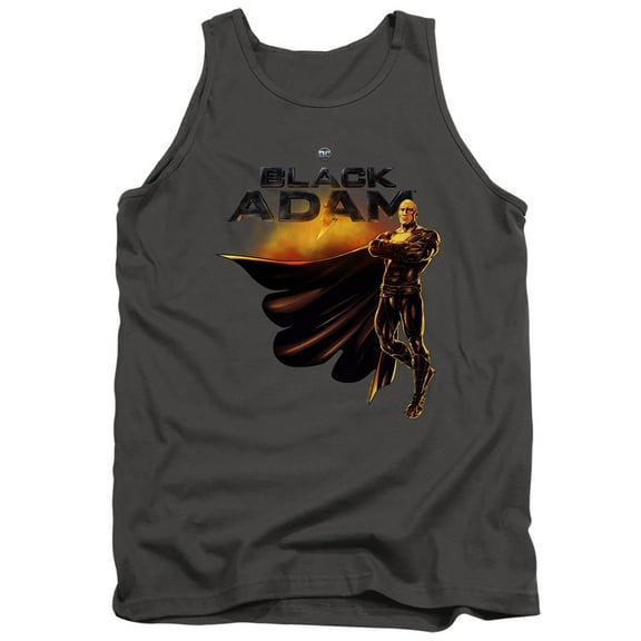 Black Adam, Logo With Character Unisex Adult Tank Top