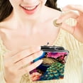 thumbnail image 7 of Premium Microfiber Coin Purse with Zinc Alloy Jaws - Stylish & Compact 4.3x4.7 in/11x12 cm Wallet for Men, 7 of 7
