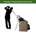 thumbnail image 5 of Covered Living Golf Cart Driving Enclosure for 4 seater with 2 seater roof up to 58" in Taupe, 5 of 6