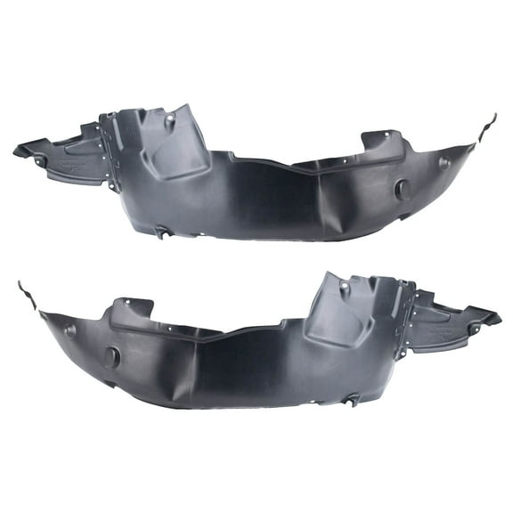 TRQ Front Inner Fender Liner Set Fits Select 2009-2010 Hyundai Sonata HY1248115 HY1249115