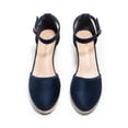 thumbnail image 3 of Sandalias de Cuña Espadrilles para Mujer Dream Pairs Azul Marino Talla 9, 3 of 6