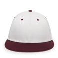 thumbnail image 3 of OC Sports TGS1930X Proflex Bamboo Charcoal Flat Visor Cap - Wh Maroon, 3 of 8