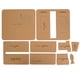 thumbnail image 1 of Plantilla acrílica transparente, Kit de plantilla para hacer carteras de cuero, herramienta artesanal de cuero, 1 of 5