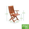 thumbnail image 2 of Achla Folding chair With arms, 2 of 2