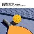 thumbnail image 4 of Juego De Pelota De Pickleball, 12pcs 74 Mm 40 Hoyos Pickleballs Al Aire PE High Elasticidad Pickleball Ballas De Pickle De Alto Equilibrio Para Todas Las Paletas De, 4 of 7