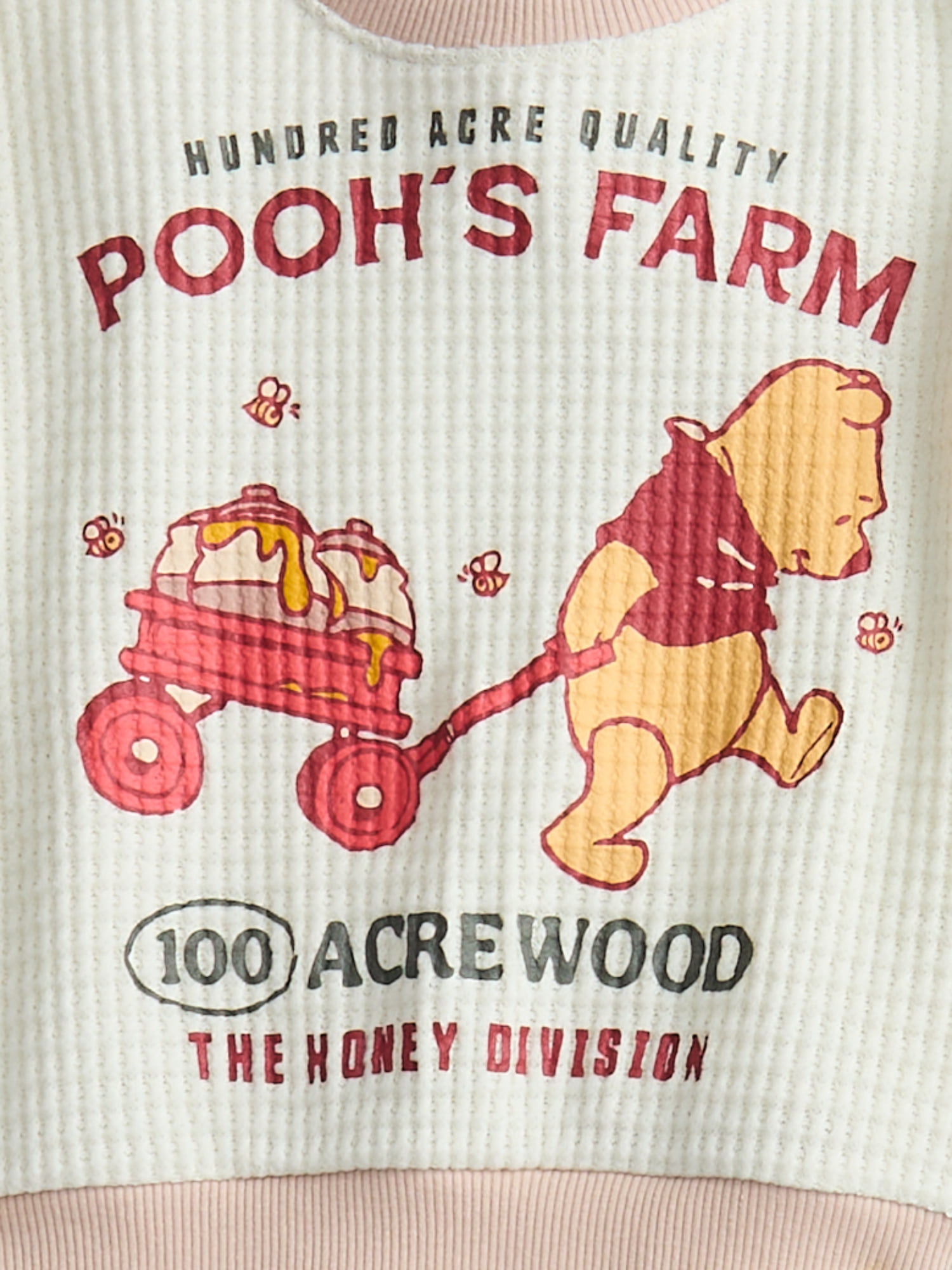 Winnie the Pooh Baby Boys Waffle Knit Top and Pants Set, 2-Piece, Sizes 0M-24M