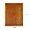 thumbnail image 2 of Noref Rectangle Wooden Tea Tray Serving Table Plate Snacks Food Storage Dish for Hotel Home , Serving Tray, Tea Serving Plate, 2 of 8