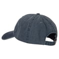 thumbnail image 3 of Jolly Roger Skull Embroidered Big Size Washed Cap - Navy XL-3XL, 3 of 5