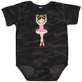 thumbnail image 3 of Inktastic Ballerina with Two Buns Girls Baby Bodysuit, 3 of 5