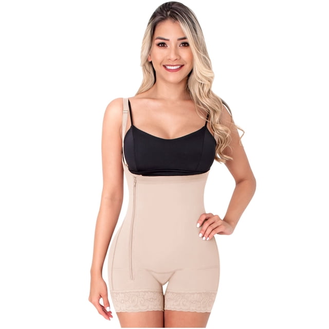 FAJA COLOMBIANA SONRYSE 46 TIPO REDUCTORA PARA MUJERCOLOR Beige TALLA T EEG COLOMBIANS SON-046ZL