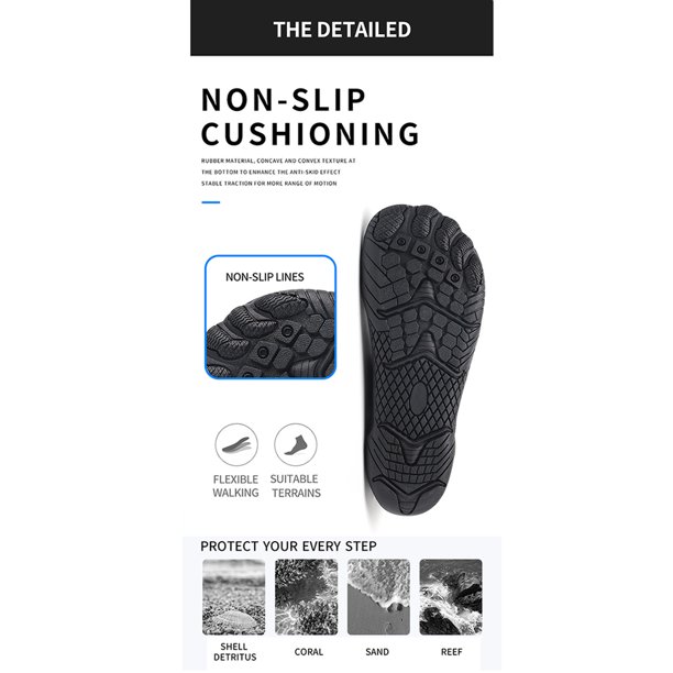 Zapatos Acuáticos Aqua Shoes Zapatillas de buceo transpirables Zapatillas de vadeo para senderismo en el lago (black40) Hugtrwg Para Estrenar