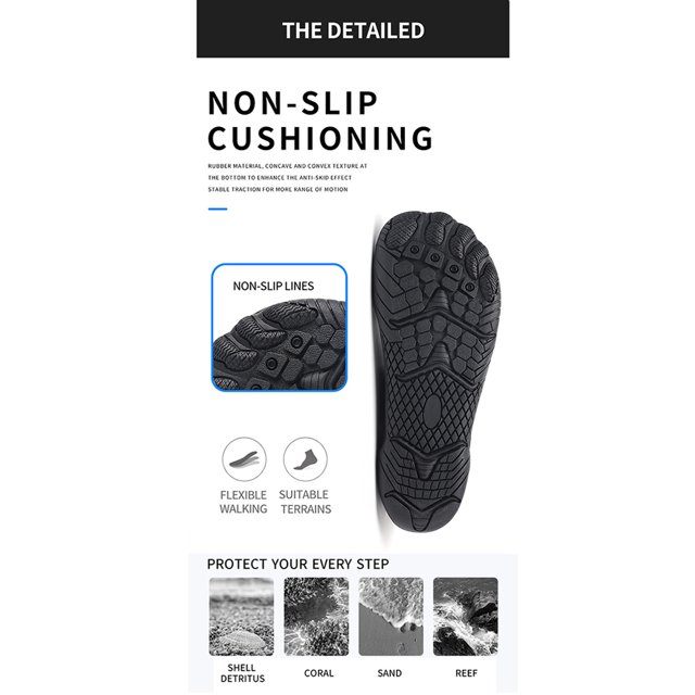 Zapatos Acuáticos Aqua Shoes Zapatillas de buceo transpirables Zapatillas de vadeo para senderismo en el lago (black35) Hugtrwg Para Estrenar