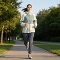 thumbnail image 5 of MERIDIANA Women's Lightweight Jacket - Packable Hooded Windbreaker with Sling Bag, 5 of 6