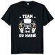 thumbnail image 1 of Camiseta del equipo futuro novio Retro texto francés EVG cerveza Humor manga corta algodón suave Unisex cuello redondo camisetas casuales tamaño UE, 1 of 7