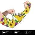 thumbnail image 3 of Daiia Tiger Swallowtail On Flowers UV Sun Protection Arm Sleeves - Cooling Compression Arm Sleeve - Sports & UV Arm Sleeves for Men & Women, 3 of 8