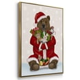 thumbnail image 3 of Christmas Christmas Present Bear Hug - Framed Gallery Wrapped Holiday Canvas - 17 x 25 - Gold Frame, 3 of 8